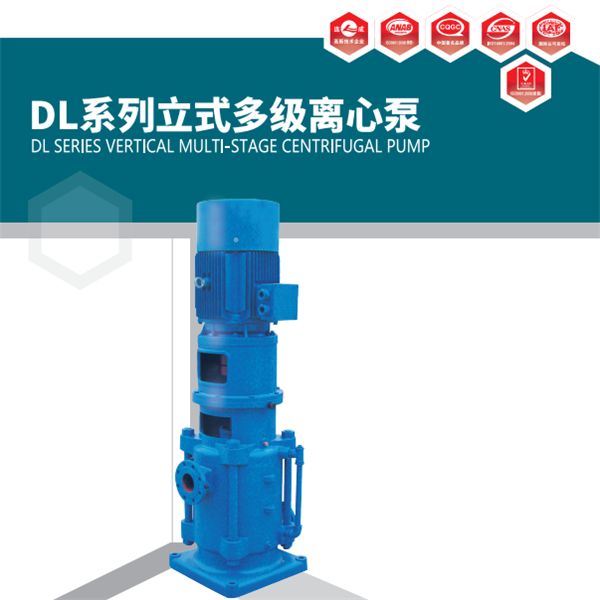 DL系列泵是立式、单吸、多级、分段式离心泵，供输送清水及物理化学性质类似于水的85℃以下的液体之用。DLR型热水泵输送介质温度为150℃以下